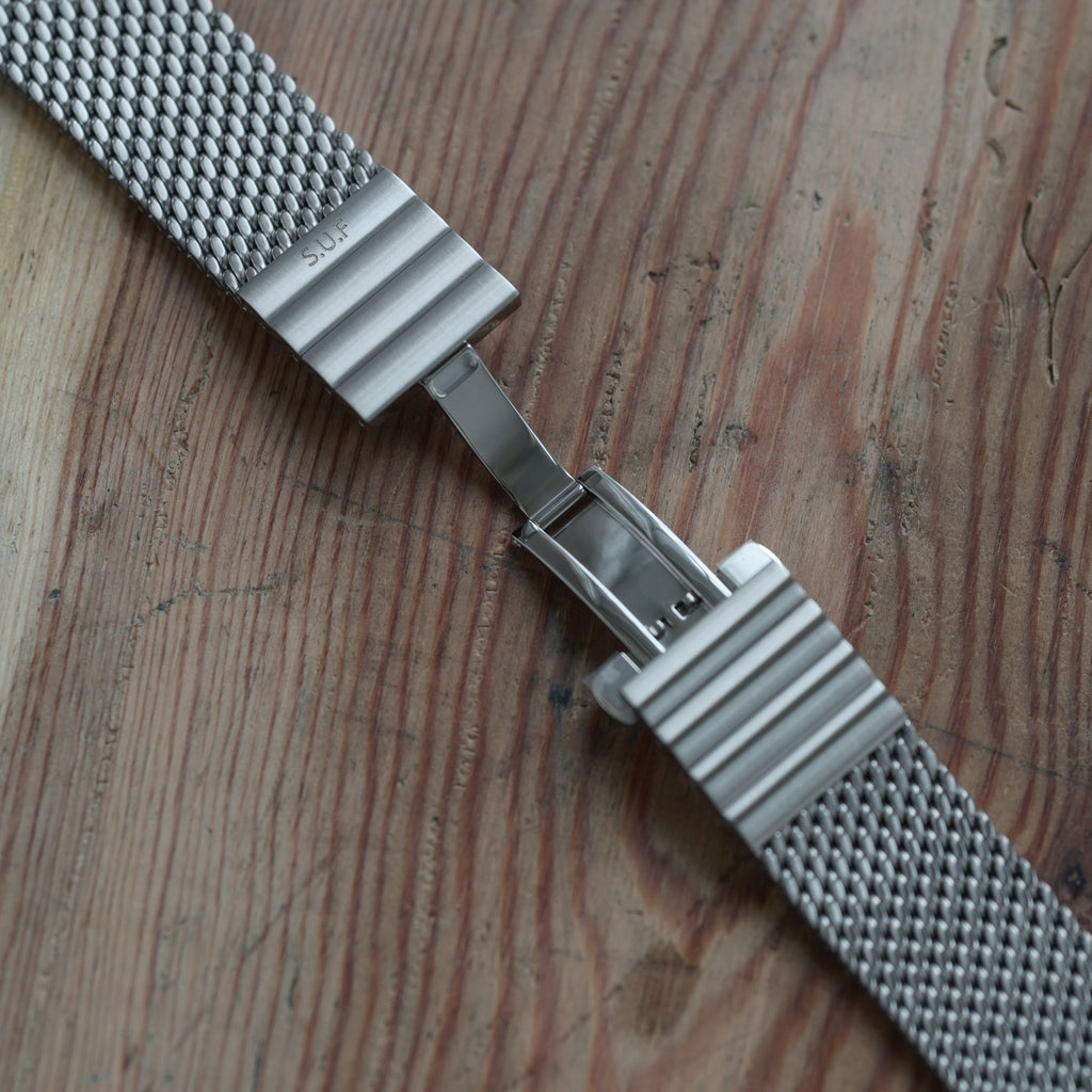 S.U.F Helsinki Steel Mesh Bracelet slim