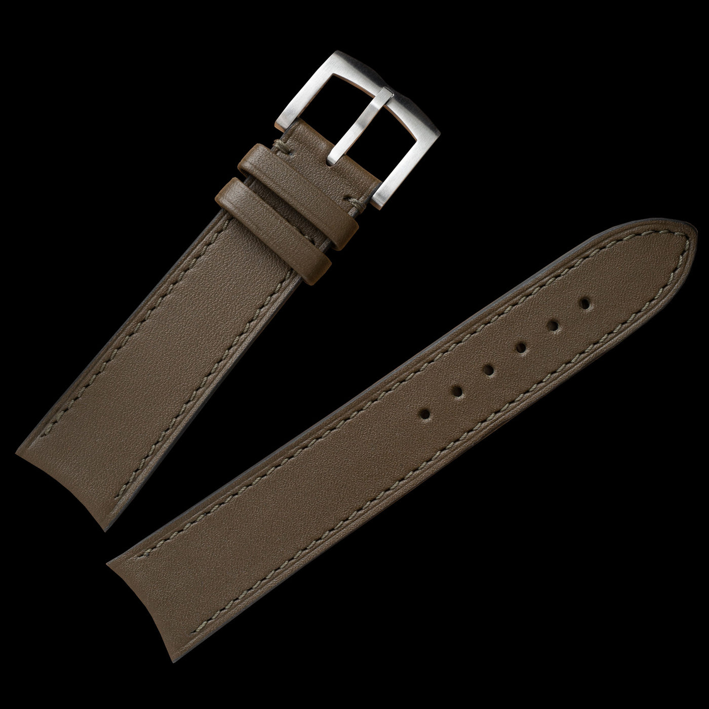 Olive Green Leather Strap