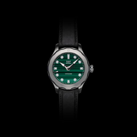 Diving watches - Vetehinen Malachite