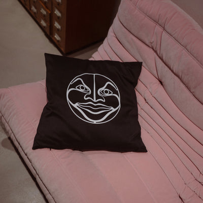 Sarpaneva Pillow cover moonface black